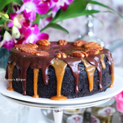 chocolate caramel cheesecake066
