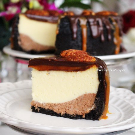 chocolate caramel cheesecake077